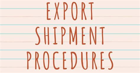 Export Shipment Process 的图像结果