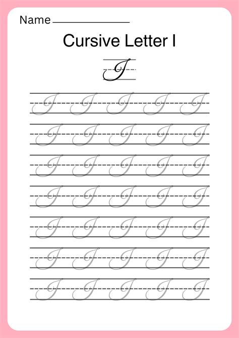 Capital Letters Cursive Writing Worksheets A to Z With PDF