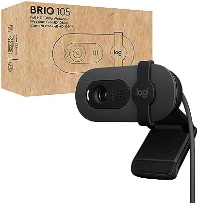 Logitech Brio 105 Full HD 1080p Business Webcam with Auto-Light Balance ...