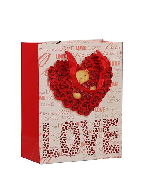 Buy | Red & Black Printed Valentine Cushion | Tied Ribbons