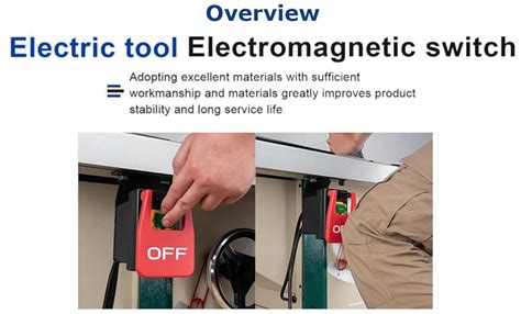 Probots Promax 15A 250V Electromagnetic Start Stop Push Button Paddle ...