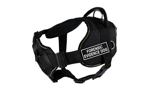 Buy Dean & Tyler Fun Works Forensic Evidence Dog Harness with Padded ...