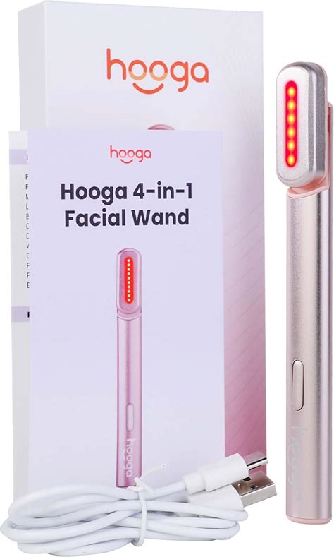 Hooga Facial Wand - Red Light Therapy, Microcurrent, India | Ubuy