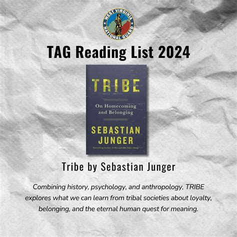 Tribe: On Homecoming and Belonging, by Sebastian Junger | West Virginia ...
