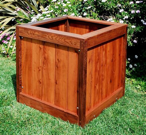 Wooden Planter Boxes Around Tree 50 Wooden Planter Box Ideas and DIY ...