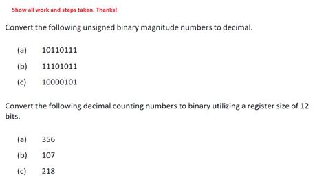 How to Convert a Number into Binary Using Sign Magnitude 的图像结果