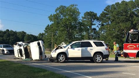 Crash sends seven people to the hospital