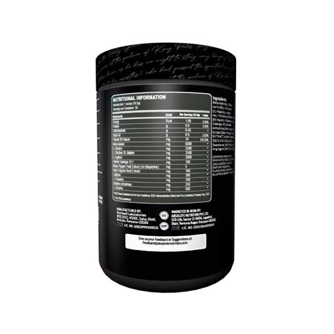 Absolute Nutrition Knockout Series Vampire Pre Workout – Nutriride