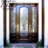 Front Doors With Glass Sidelights - Glass Designs
