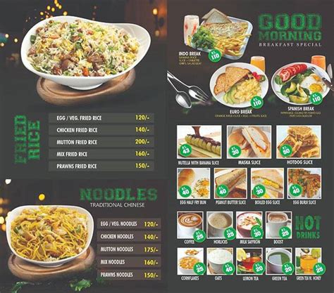 Menu at Avocado Gallery, Bengaluru