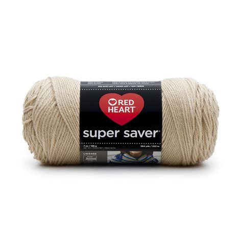 RED HEART Super Saver Yarn, Buff : Amazon.in: Home & Kitchen