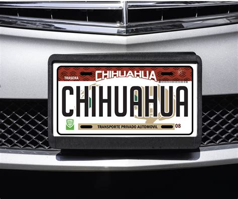Chihuahua Mexico Car Plate Aluminum License Plate Mexican Mexico CHIH ...