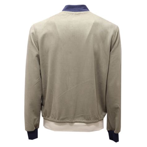 4499AH giubbotto uomo BOB sage green eco-suede jacket man