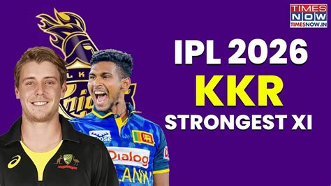 KKR Strongest Playing XI After IPL 2026 Auction: Cameron Green ...