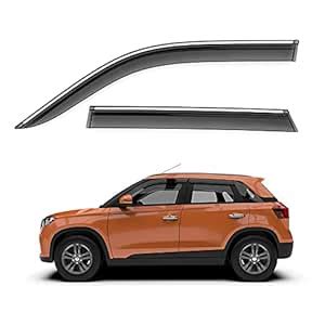 GFX Door Visor Wind Rain Deflector Silver Line (After-Market ...