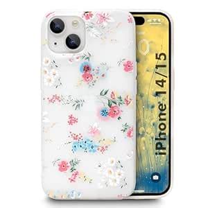 Enflamo Silicone Soft Silione Phone Back Case Cover for iPhone 15/14 ...