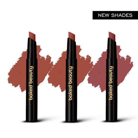 My Crayon Cutting Chai Matte Lip Cream Lipsticks (Pack of 3) – Baked Beauty