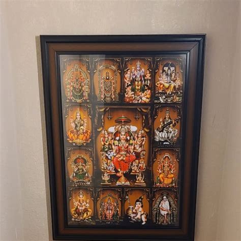 Buy 12+1 God & Goddess Photo Frame, 100% Customization, Replace Re ...