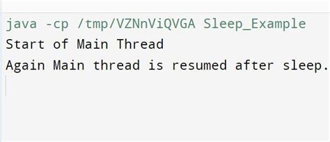 Image result for Threading Java Code Sample with Sleep