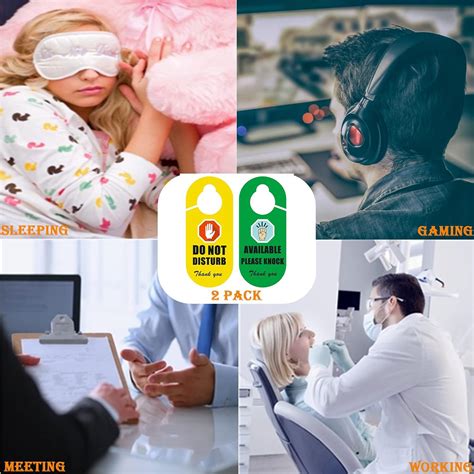 WSNIHO Do Not Disturb Door Hanger Sign - 2 Pack, India | Ubuy