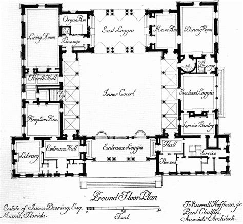 Great Ideas Spanish Hacienda Floor Plans With Courtyards, House Plan ...