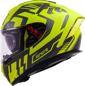 IGNYTE IGN-4 Atomixx ISI/DOT Certified Full Face Graphic Helmet with ...