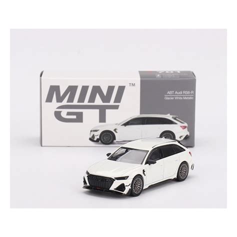 Mini GT Audi ABT RS6-R Glacier White Metallic 1:64 – Krazy Caterpillar
