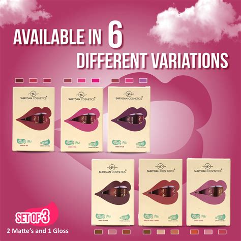 Shryoan Pretty Me! Liquid Matte Lipsticks & Lip Gloss – Shryoan Cosmetics