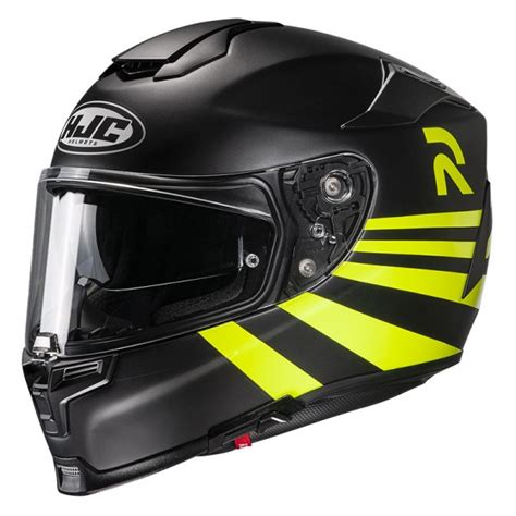 Hjc Rpha 70 Stipe Yellow Helmet