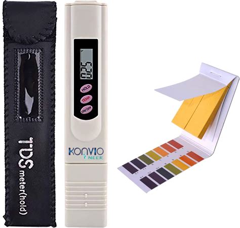 amiciSense Digital Water Quality Tester, 7 in 1 TDS Meter with EC/PH ...