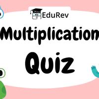 PPT: Multiplication Quiz - Mathematics for Class 5 PDF Download