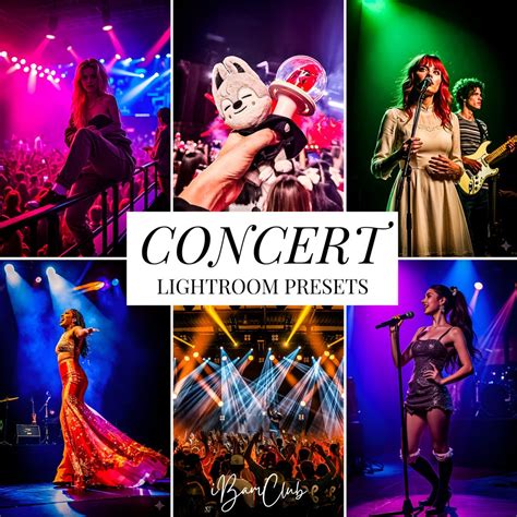 10 Concert Presets for Lightroom Mobile, Night Club Presets, Night Life ...