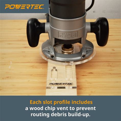 Buy POWERTEC 71798 Router & Decorative Template Set for Woodworking ...