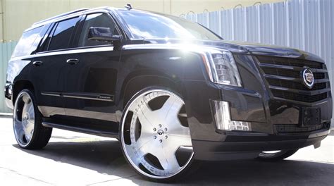 Cadillac Escalade on 30" inch wheels - Big Rims - Custom Wheels