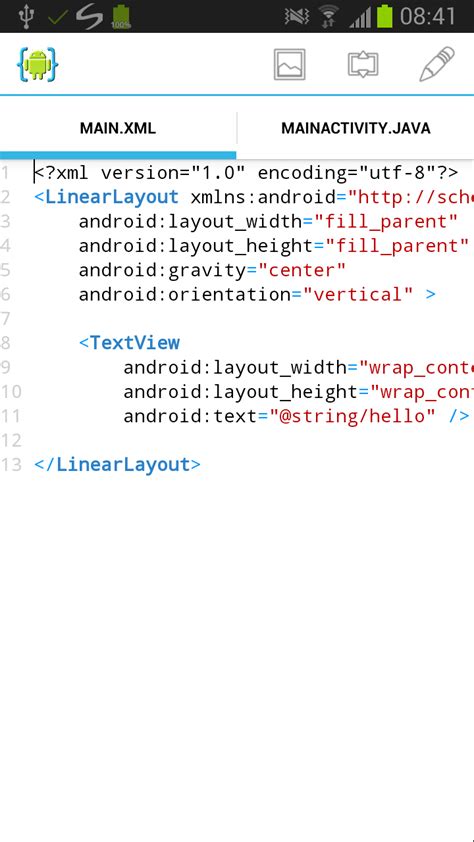 Google Android App Tutorial 的图像结果