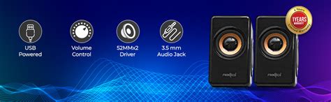 Amazon.in: Buy FRONTECH 2.0 USB Powered Multimedia Speakers | 2 x 2.5W ...