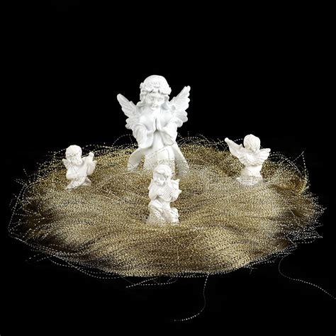 Sumind Pelo de ángel para decoración de Navidad, 7.05 oz de PVC dorado ...