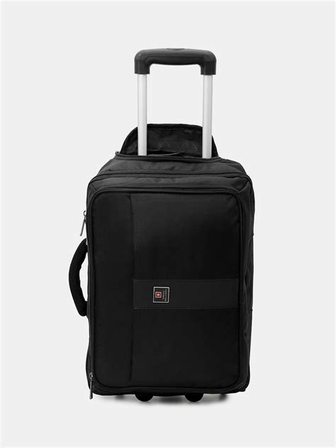 Valise 15.6" Laptop Trolley Briefcase Cum Backpack 26L | LTB5A – Swiss ...