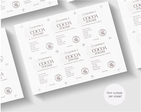 Image result for Coco Powder Round Label