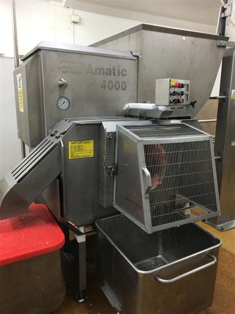 1 X SEPAmatic 4000 high capicitry separator deboner with a 3mm drum ...