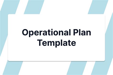 Operational Plan Template Excel 的图像结果