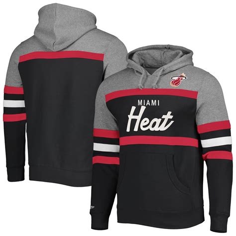 Miami Heat Mitchell & Ness Head Coach Hoodie - Mens