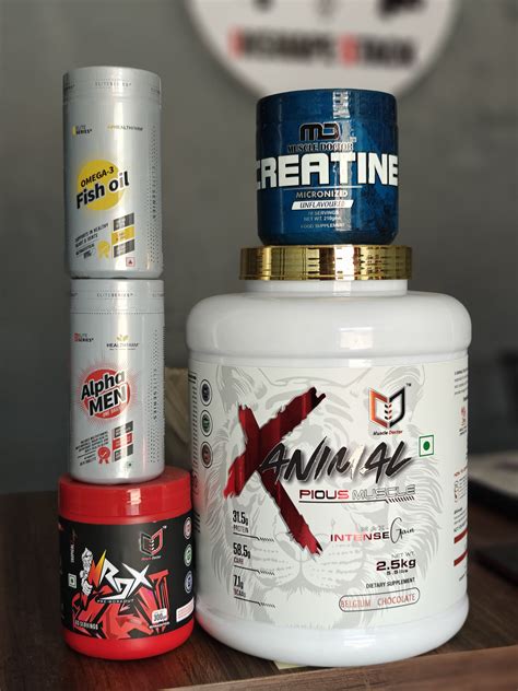 Muscle Doctor XAnimal pious muscle mass gainer (2.5Kg)+ Muscle Doctor ...