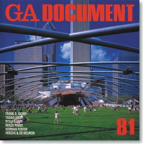 Buy Gehry, Ando, Suziki, Piano, Foster, Herzog and De Meuron: v. 81 ...
