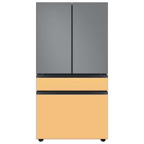 Samsung Bespoke 4-door French Door Refrigerator Middle Panel In Sunrise ...
