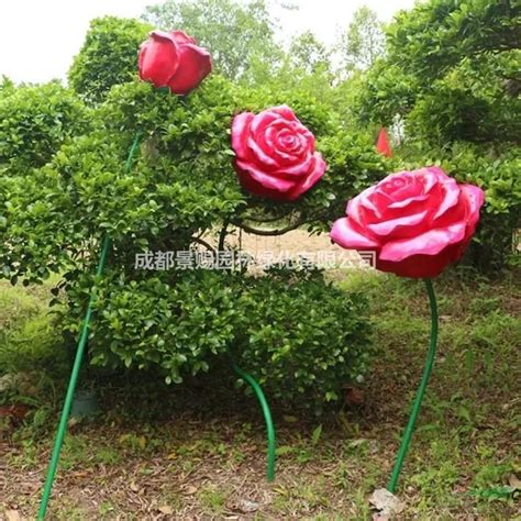 不锈钢玫瑰花雕塑 (1)-宏通雕塑