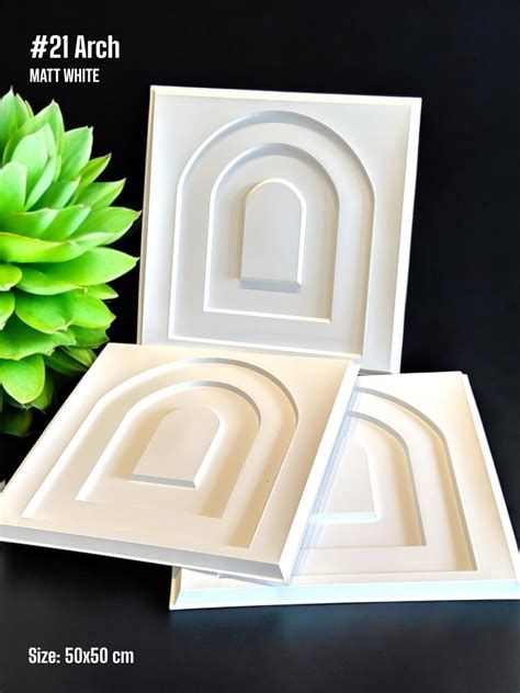 #21 Arch - Arch 3D PVC Panel (Without Mirror) - 5 colors option - (Size ...