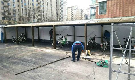 北京密云农业技术推广站电动车车棚