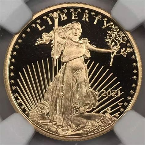 2021-W 1/4 oz $10 Gold Eagle NGC PF-69 ULTRA CAMEO Family of Eagles T-1 Early Releases - Old ...